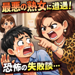 完全にやられた、、史上最悪にむかつく熟女に遭遇した体験談